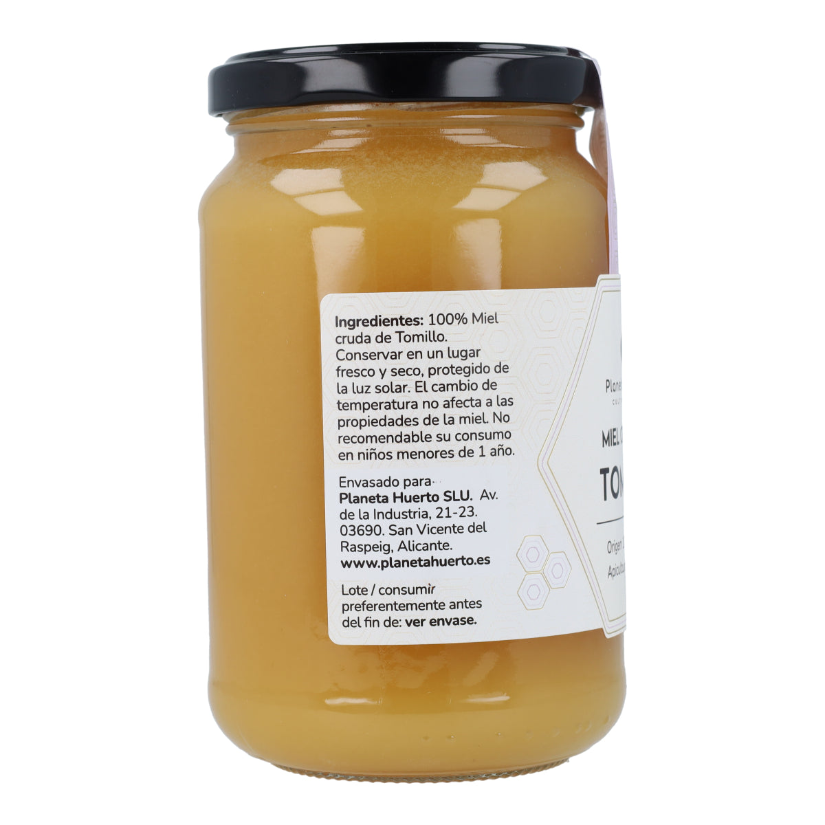 Miel Cruda de Tomillo Planeta Huerto 475 g