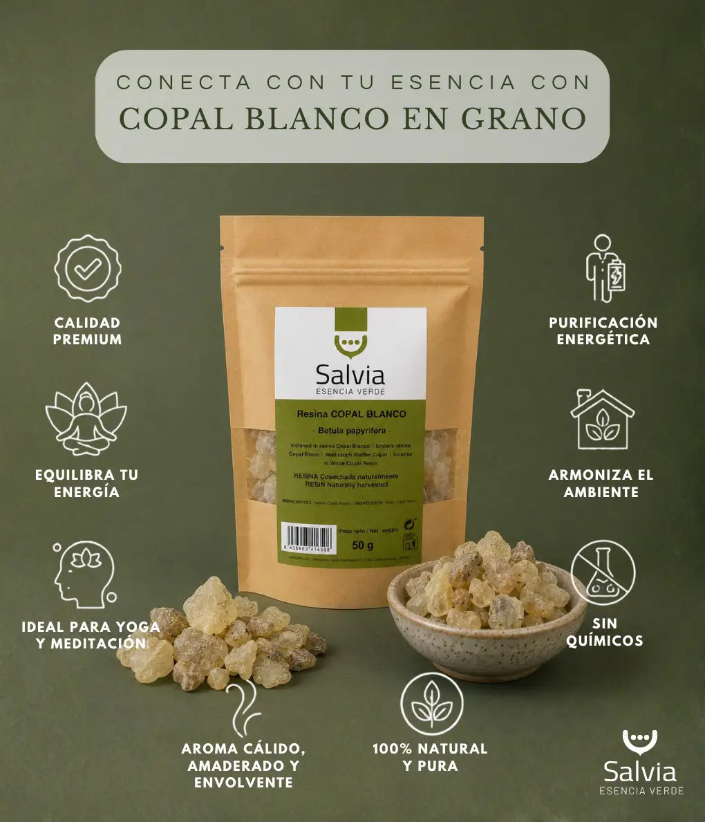 Salvia - Resina Copal Blanco, Granel | 100g_3
