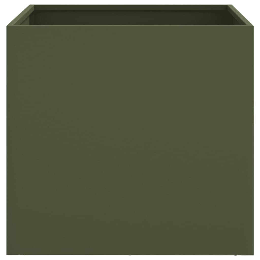 Jardinera Acero Verde Oliva 49x47x46 Cm_4