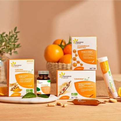 Cúrcuma Ashwagandha Eco Fleurance Nature 15 Comprimidos_2