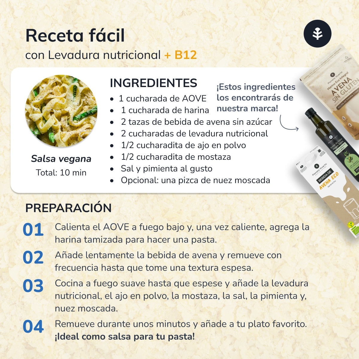 Levadura Nutricional + B12 Planeta Huerto 250 g