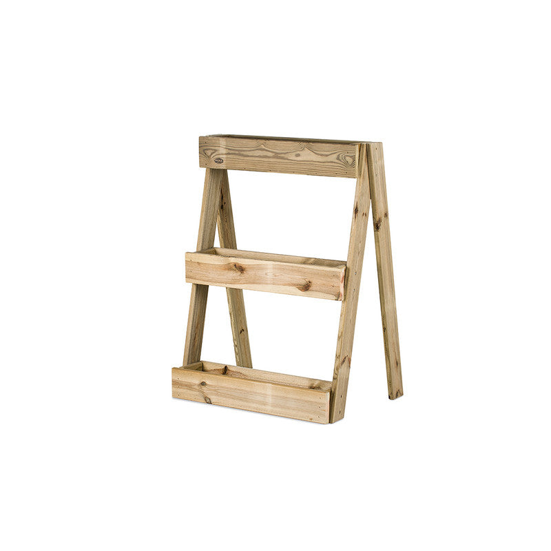 Jardinera Vertical Madera Tratada Exterior Stand Line Island 3B Hortalia_0