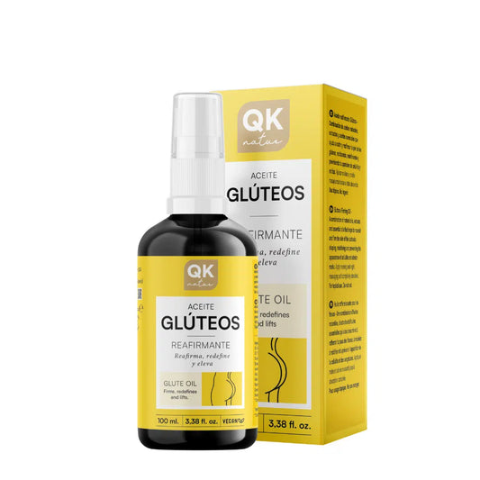 QKnatur - Aceite Para Glúteos Reafirmante 100 Ml. Reafirma Y Eleva Los Glúteos. Previene La Aparición De Celulitis_0