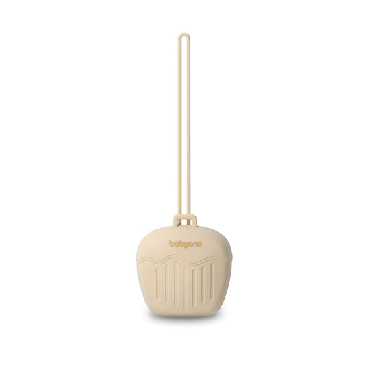 Caja Portachupetes De Silicona Beige_0