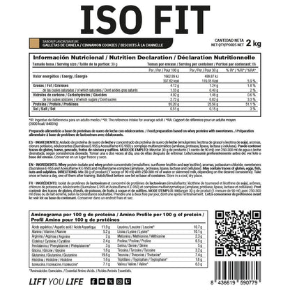 Iso Fit - 2kg - Galletas De Canela - Aumenta La Masa Muscular - Masmusculo_5