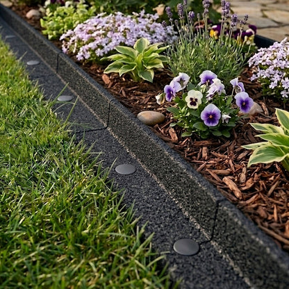 Bordura Flexible Para Jardín 36m Con Mazo – Negra_3
