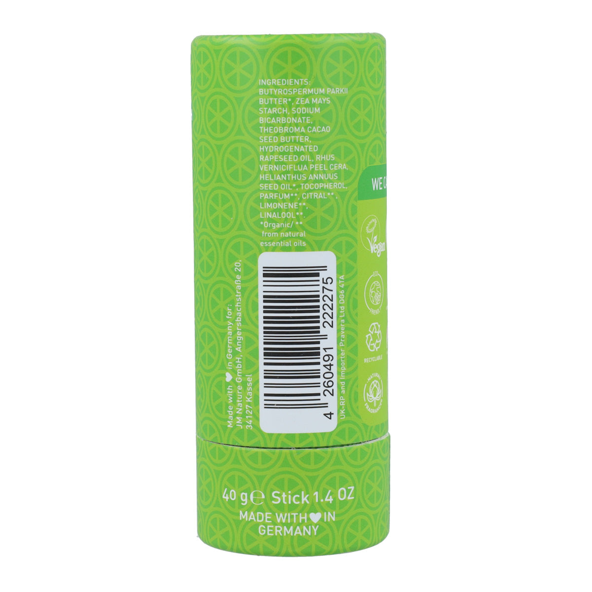 Desodorante (zero waste), Ben&Anna, Persian Lime 40 g