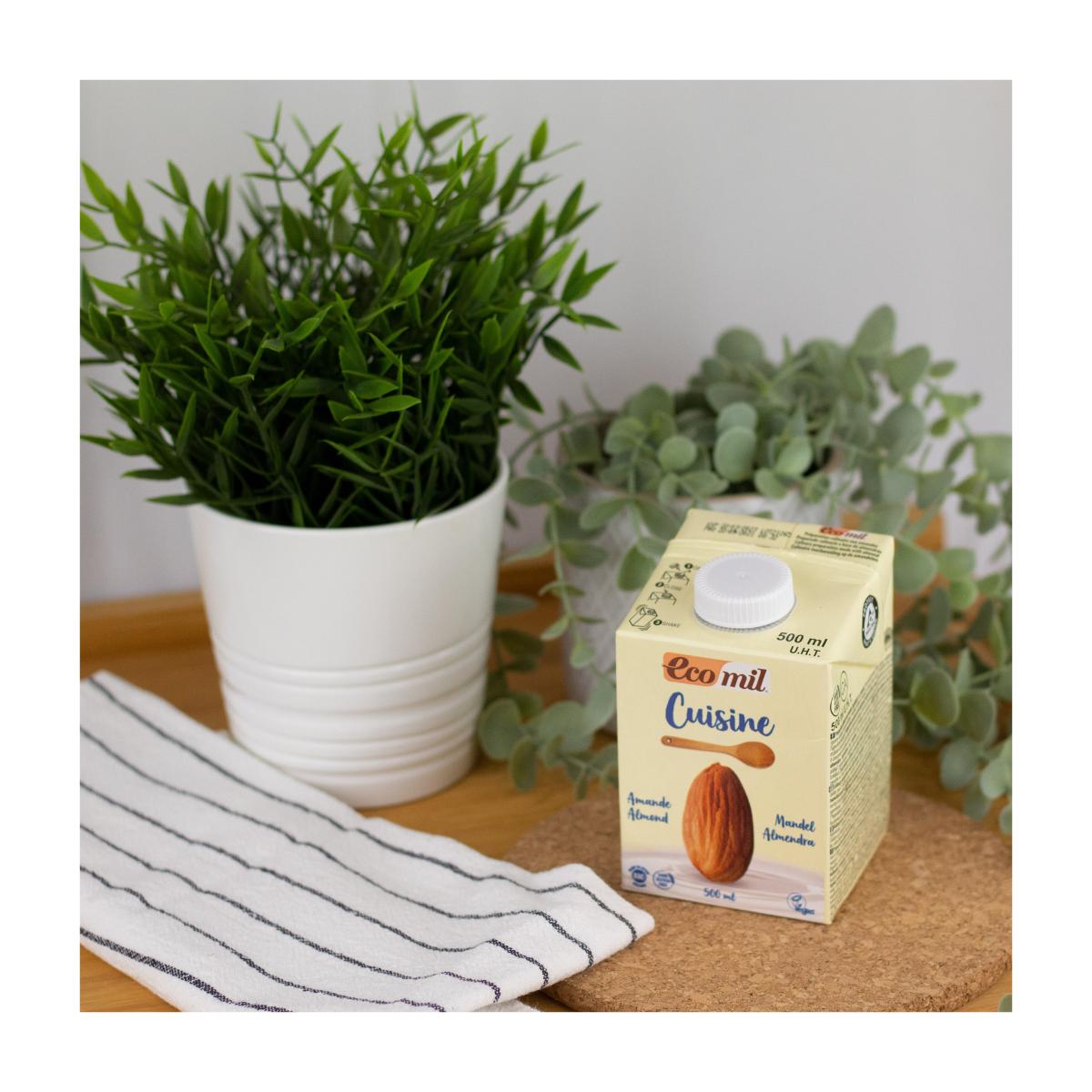 Preparado culinario Cuisine Almendra Ecomil 200 ml