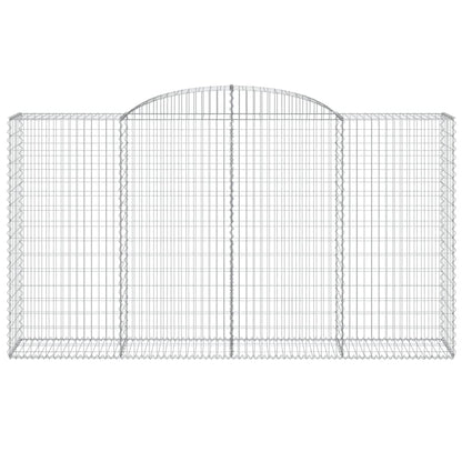 Cestas Gaviones 10 Uds Forma De Arco Hierro 300x50x160/180 Cm_3