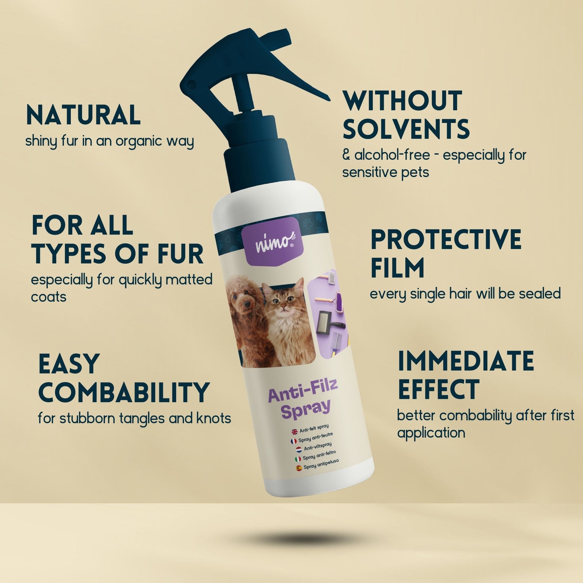 Spray Antienredos - Nimo - 250 Ml_2