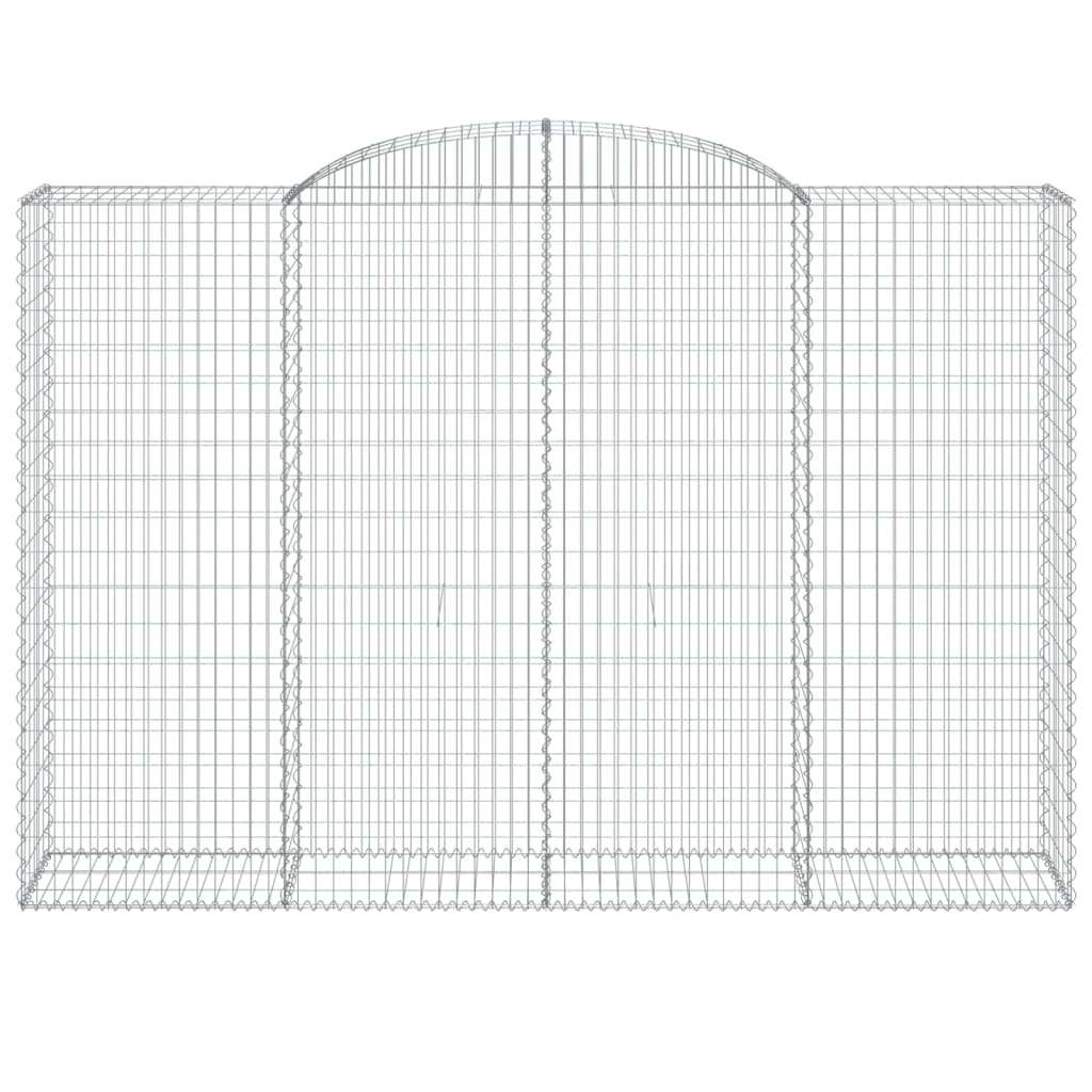 Cestas De Gaviones 10 Uds Forma De Arco Hierro 300x50x200/220cm_3