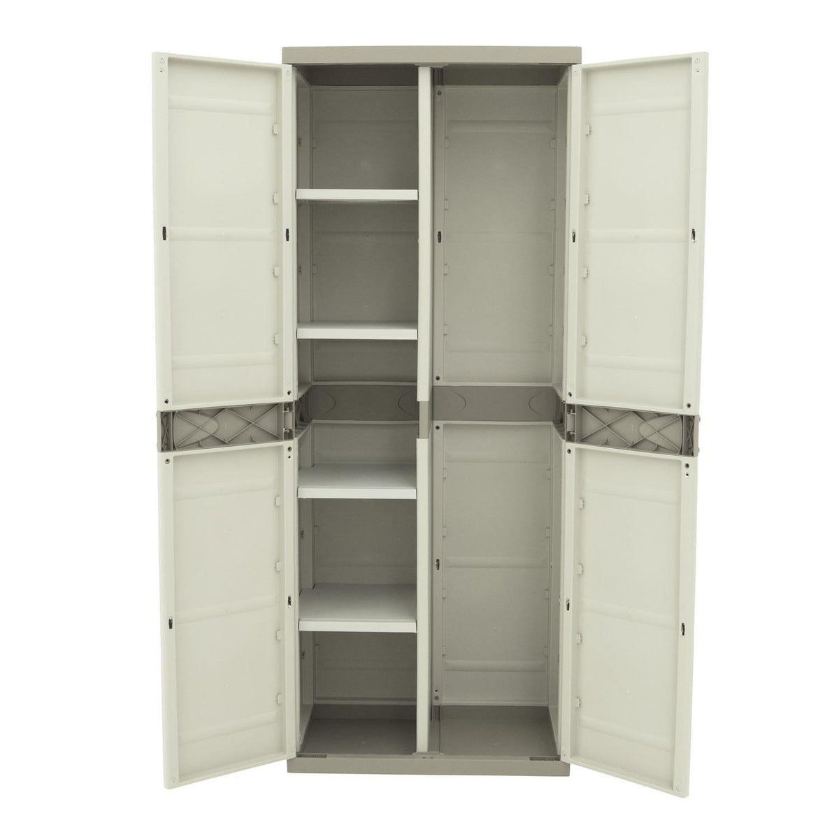Armario Escobero 70 cm Titanium Plastiken Beige