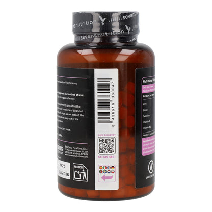 Biotina 10000 mcg Sevens Nutrition 365 cápsulas