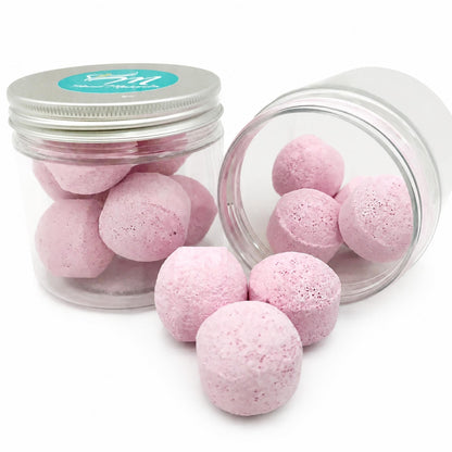 Tarro 7 Mini Bombas Efervescentes Para Manicura Y Pedicura - Ablandan Durezas, Uñas Y Cutículas - Aroma Rosas_0