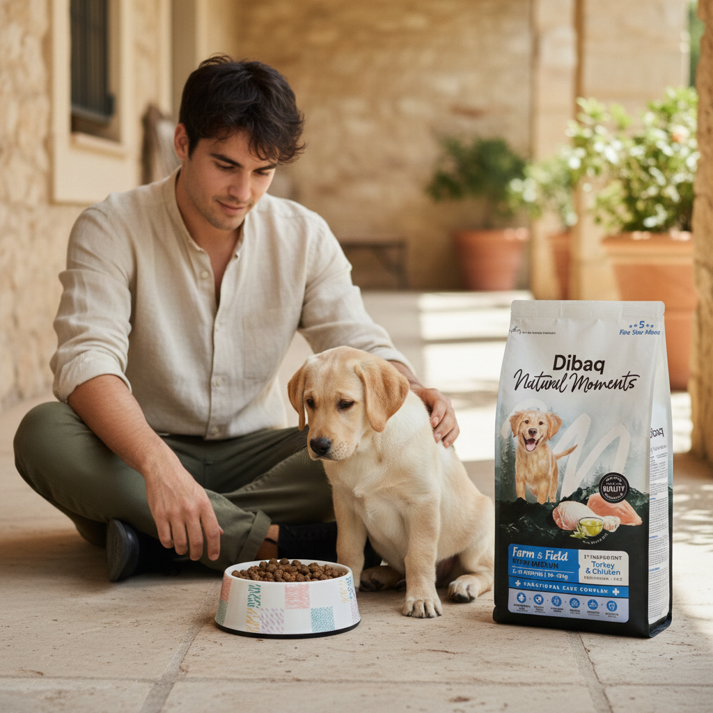 Dibaq Natural Moments 5 Star Pavo Y Pollo Cachorro Razas Medianas 12 Kg_3