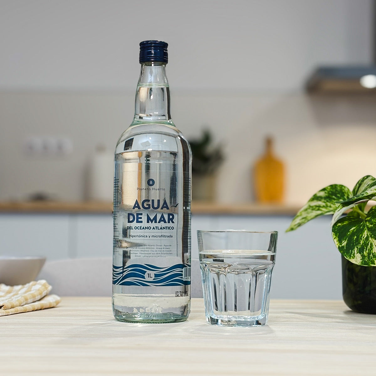 Agua De Mar Hipertónica Planeta Huerto 1 L