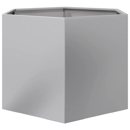 Jardinera Hexagonal Acero Galvanizado 69x60x45 Cm_3