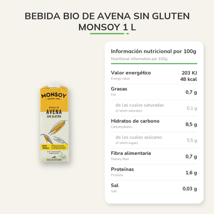 Información nutricional