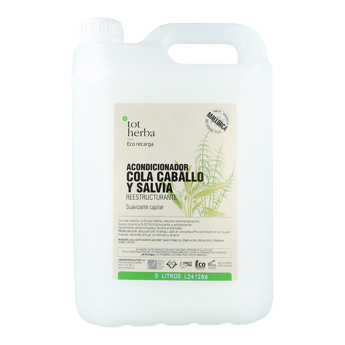 Acondicionador cola caballo y salvia Tot Herba 5 L