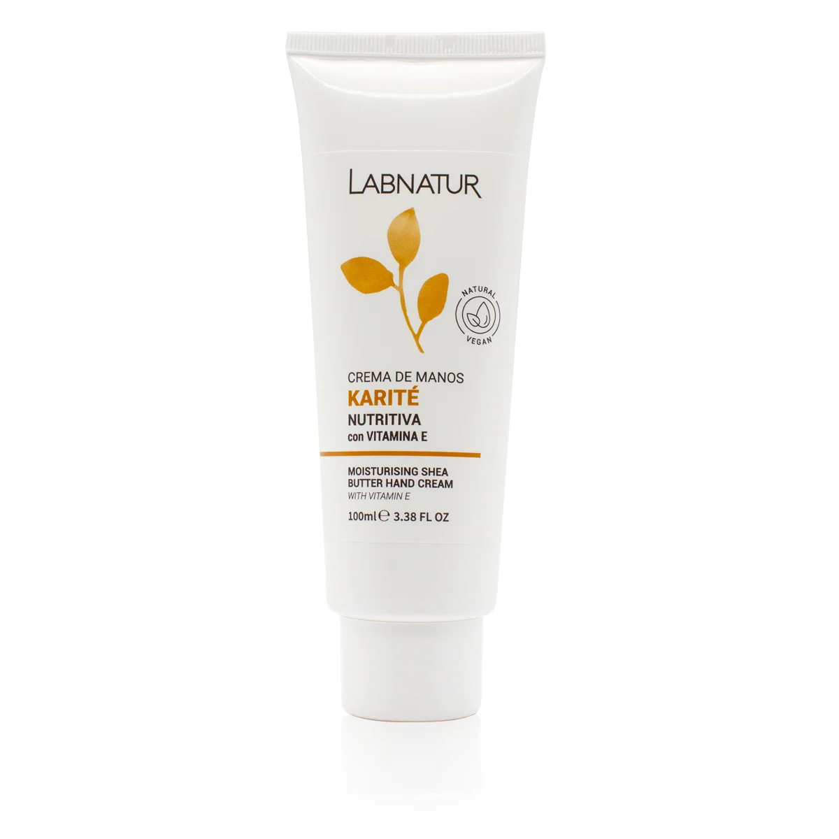 Crema de Manos con Manteca de Karité Labnatur 100 ml | Aloe Vera, Urea y Vitamina E | Manos Secas y Agrietadas | Vegano_0
