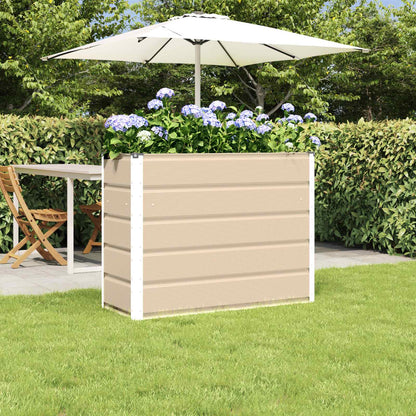 Jardinera Marfil 100 X 40 X 75 Cm Acero_1