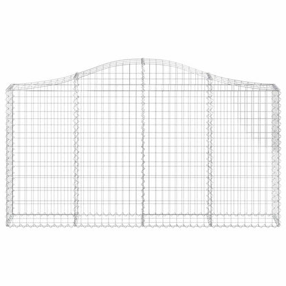 Cestas Gaviones 18 Uds Forma De Arco Hierro 200x30x100/120 Cm_3