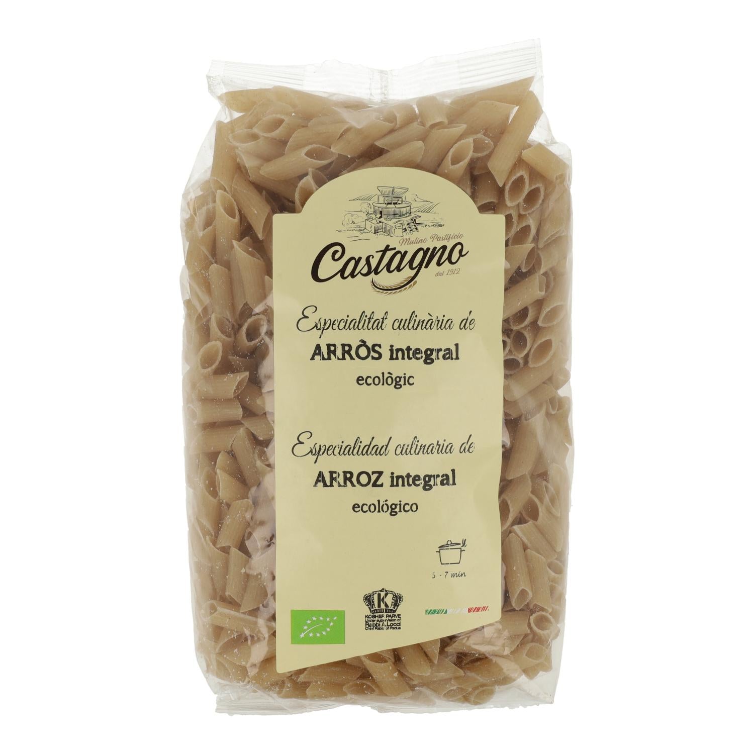 Macarrones Arroz Integral ECO Castagno 500 g