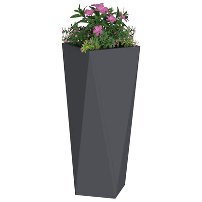 Jardinera Antracita 30 X 30 X 75 Cm Acero_2