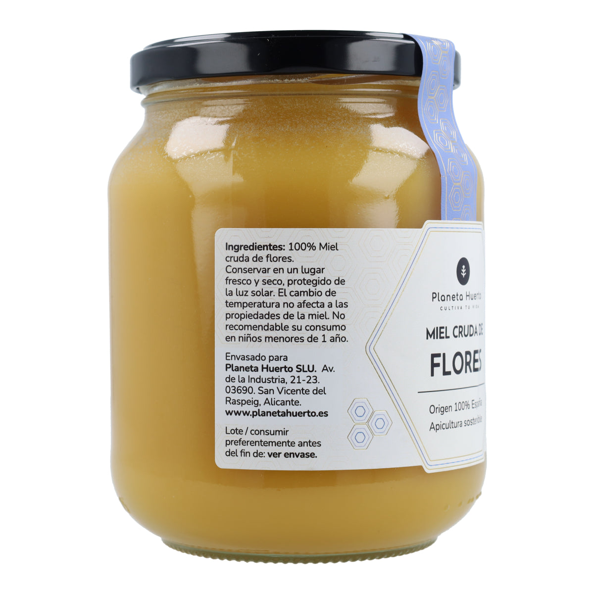 Miel Cruda de Mil Flores Planeta Huerto 950 g