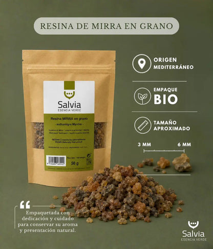 Salvia - Resina Mirra En Grano, Granel | 50g_1
