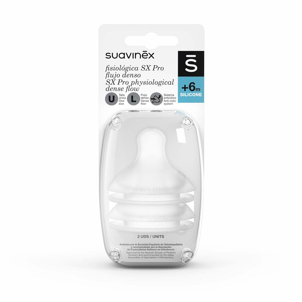Aspirador Suavinex Sx Pro Fisiológico L (2 Piezas)_0