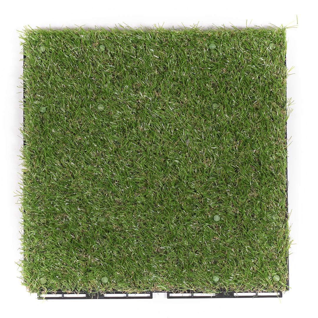 Pack 9 Baldosas Césped Artificial Clickgreen 30x30 Cm_3