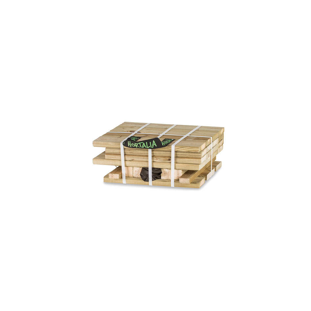Jardinera De Madera Para Exterior Pun KD Hortalia 40x40x40 Cm_4