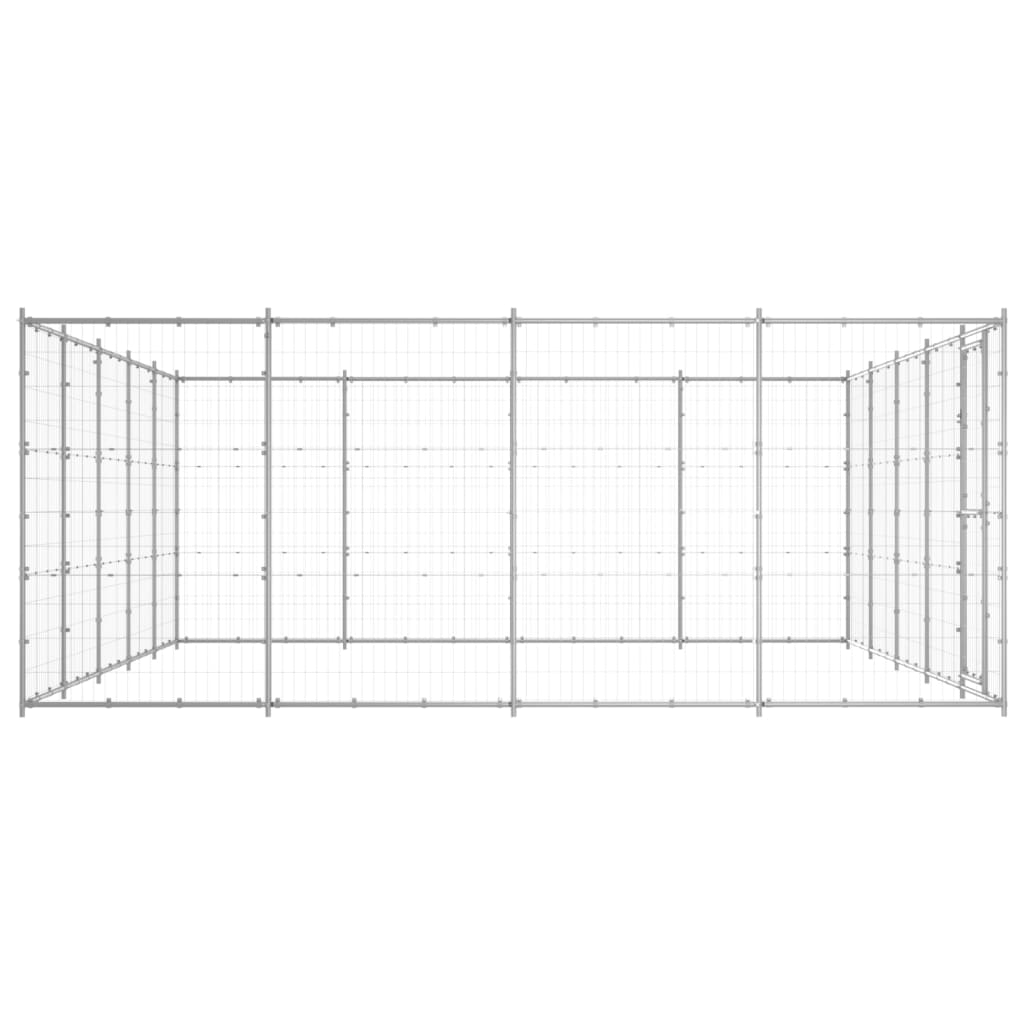 Perrera De Exterior De Acero Galvanizado 24,2 M²_2