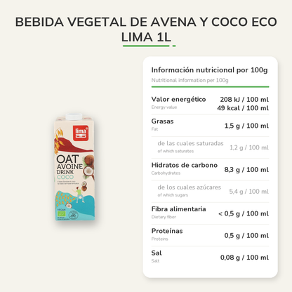 Información nutricional