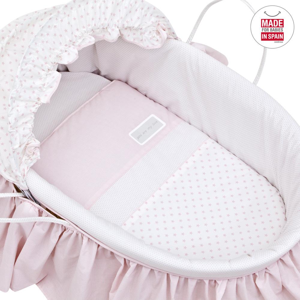 Cuna Capazo con capota BE en varios colores Beige
