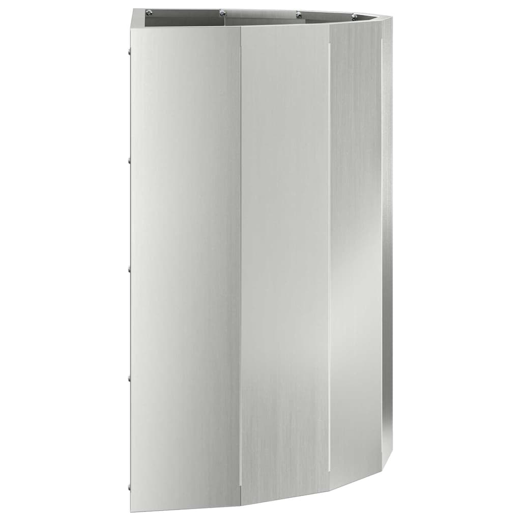 Jardinera Plateado 60 X 30 X 50 Cm Acero Galvanizado_5