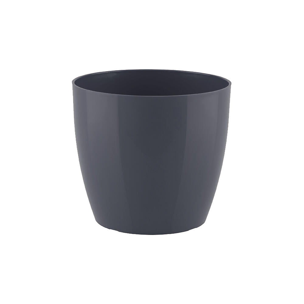 Artevasi Macetero San Remo Plastico Antracita Con Ruedas 42cm_0