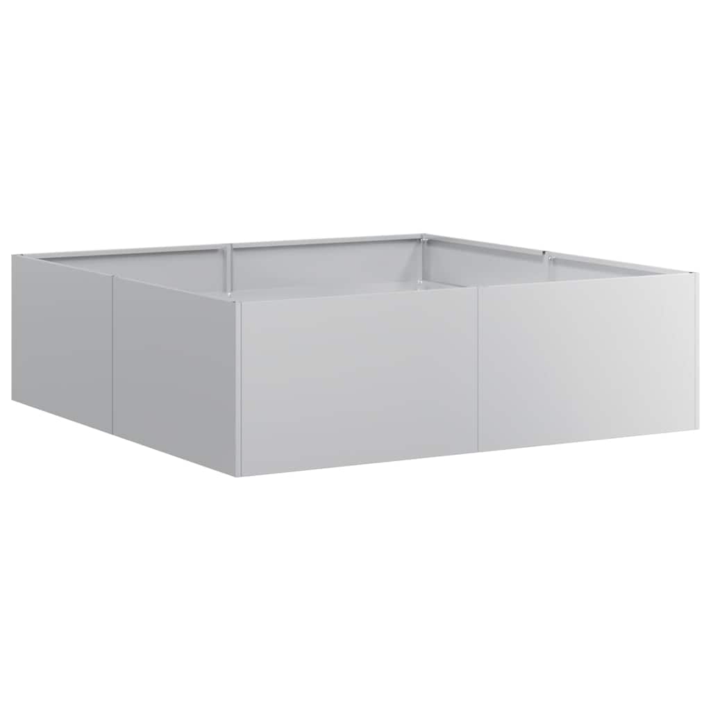 Jardinera 100x100x30 Cm De Acero Galvanizado_0