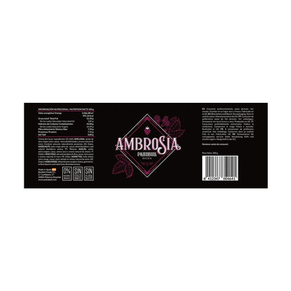 Crema de cacao y avellanas mora saludable ambrosía Paleobull 300 g