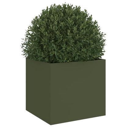 Jardinera Acero Verde Oliva 32x30x29 Cm_3