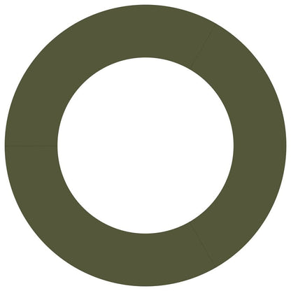 Adecuado Para Anillos De Árbol Plano 5 Uds. Verde Oliva Acero_4