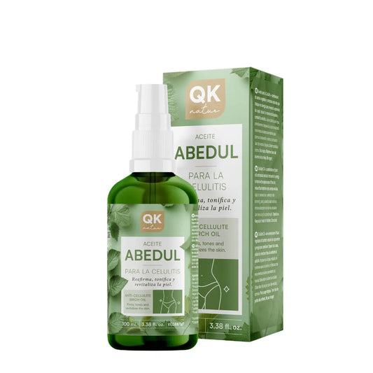 QKnatur - Aceite De Abedul Para La Celulitis 100ml - Tonifica, Reafirma Y Revitaliza La Piel - Mejora La Elasticidad_0
