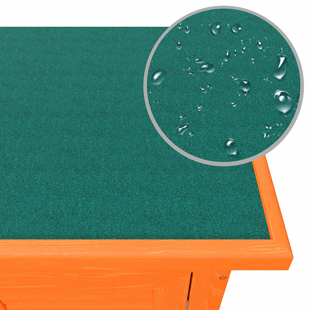 Jaula De Madera Para Conejos Pequeños De Exterior Con 4 Puertas_4