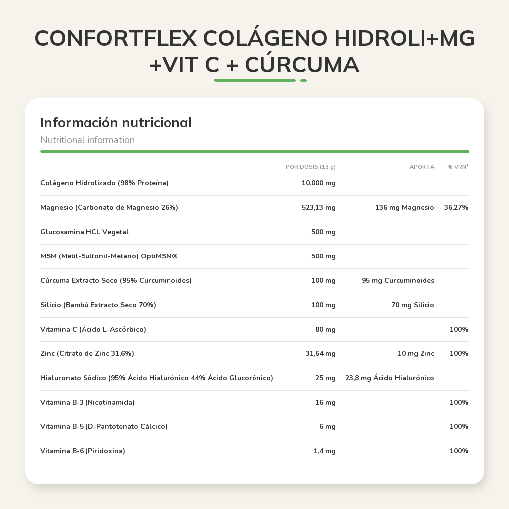 Información nutricional