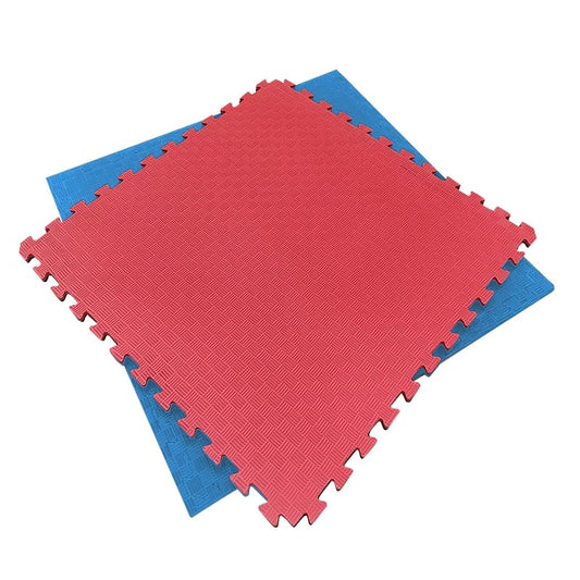 Artatami® Tatami Puzzle 1x1x20 mm Rojo - Azul 【1 Unidad】Gimnasios - Fitness - Pilates - Yoga_0