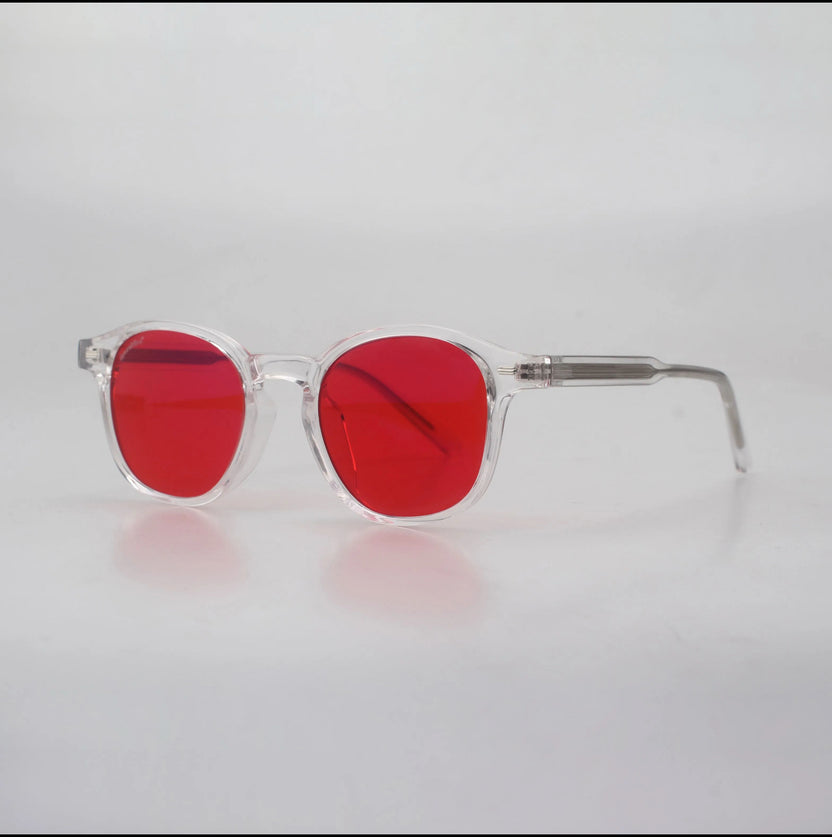 Gafas Premium Rojas-negras Reducción De Fatiga Visual_0