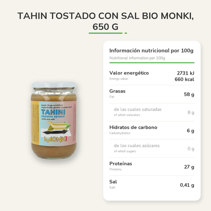 Información nutricional