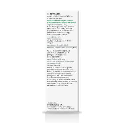 Extracto de Equinácea Soria Natural, 50 ml