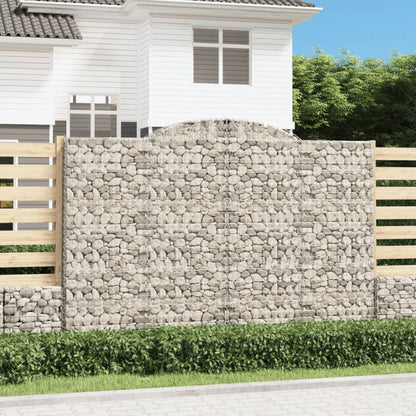 Cestas De Gaviones 5 Uds Forma De Arco Hierro 300x50x200/220 Cm_1